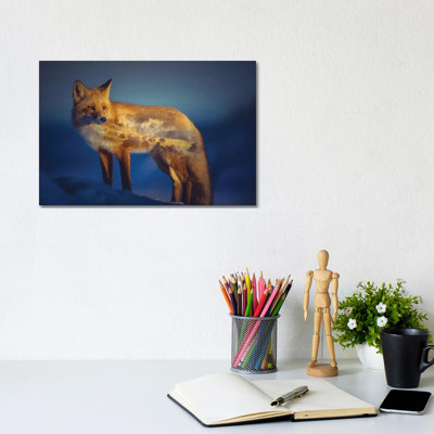 Foxscape 1 Piece Wall Art on Canvas