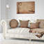Coussin de photographie au-dessus d’un vieux temps paysage