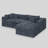 Plush Corduroy Sofa Modular L-Shaped Compression Sponge Sofa Without Installation-1191767848-1191767850