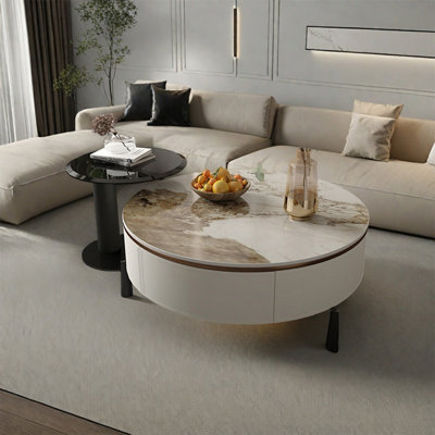 Table basse ronde