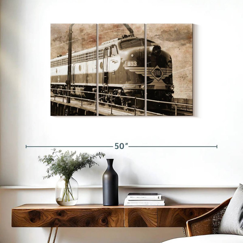Mehar Erie Train, 24" H x 38" W