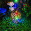 Hanging Solar Lantern Led Garden Lights Metal Lamp Waterproof For Outdoor Decor