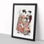 Courtesan Shiratama by Isoda Koryusai - Picture Frame Painting Print-55510376-55510379