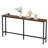 Console Table with Outlet, 63 Inch Sofa Table with Charging Station-118661774-118661776