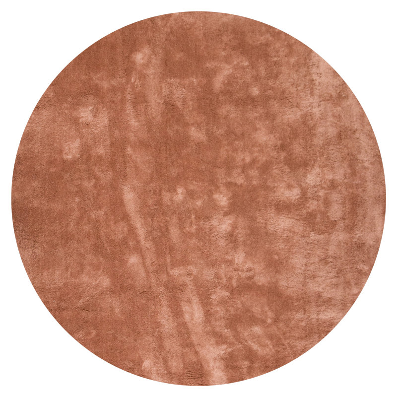 Kirby Solid Colour Hand Woven Area Rug, Round 200cm
