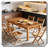 Rustic Table Walnut Finish Elegant Versatile Outdoor Dining