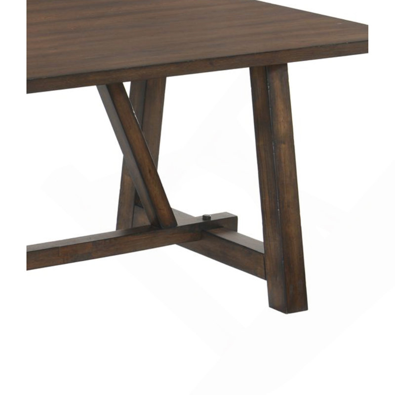 Dark Oak Finish Dining Table