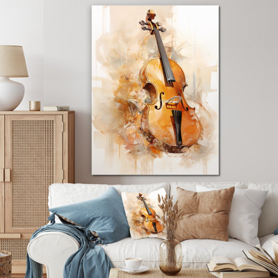 Violon mandoline Melody Sienna Serenade II sur toile