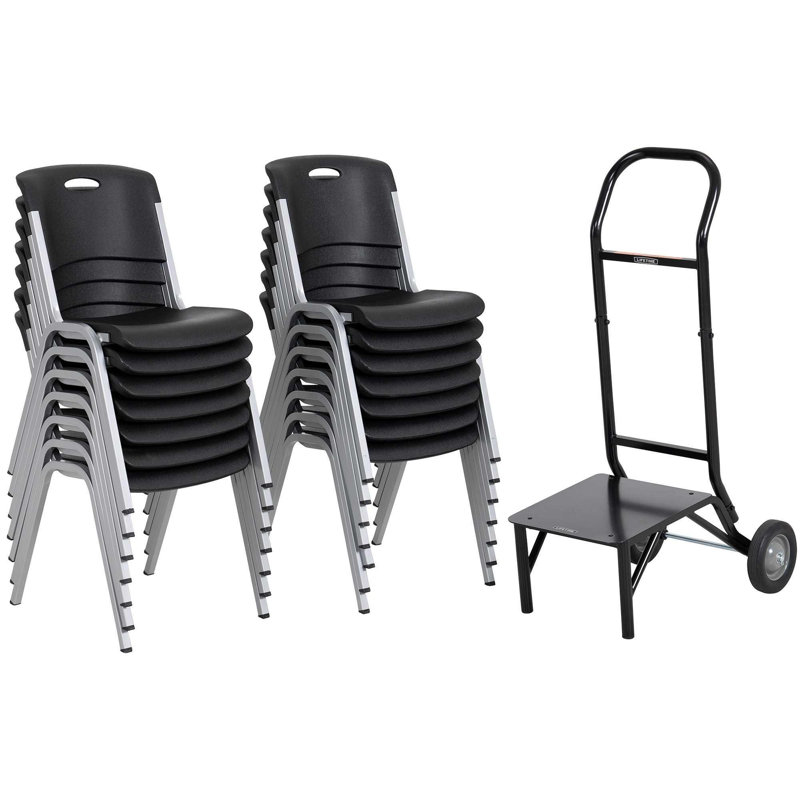 Armless Stacking Chair
