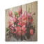 Fuchsia rétro I - impression sur bois-725594255