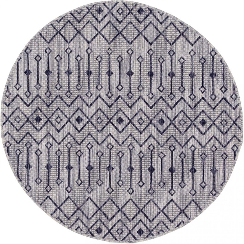 Tapis d'extérieur Preen, Rond 5 pi 3 po
