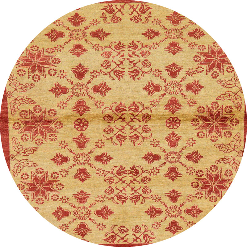 Tapis abstrait moderne 160 po, Rond 3 pi
