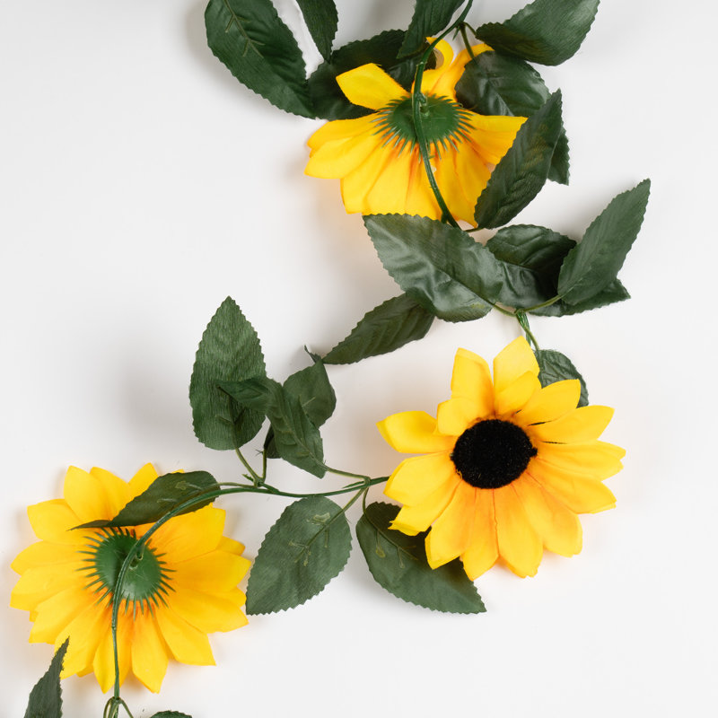 Annu 230cm Faux Sunflower Garland