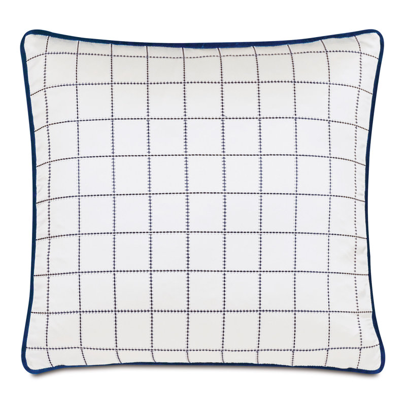 Housse et insert de coussin décoratif brodé Elektra