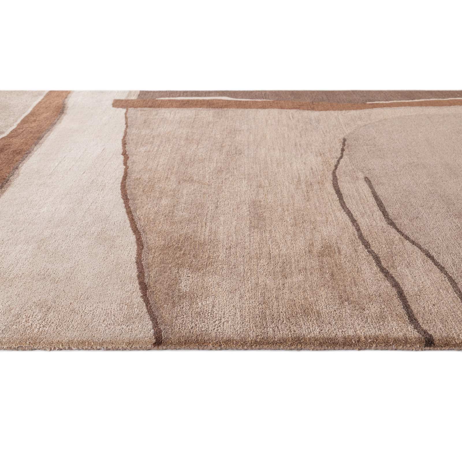 Hand Tufted Wool Oliver Indoor Area Rug, Rectangle 7'9" x 9'9"