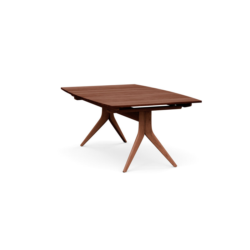 Catalina Trestle Extensions Table, Cognac Cherry, 30" H x 66" L x 46" W