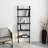 Modern Black Bookshelf with Metal Legs, 23.6 x 68.5 x 8.7 inches | 100% Melamine Coated Particle Board, Thickness: 0.7 inches | Numerous Adjustable Shelves, Wall-Mountable, Elegant Industrial Design for Home or Office-1184232312