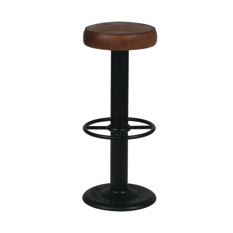 Burch Upholstered Counter Stool with Metal Frame