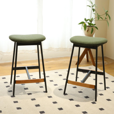 Ensemble moderne de 2 tabourets de bar, tabourets de bar confortables et élégants, chaises de bar de salle à manger 