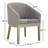 Bethea Rounded Back Dining Chair with Solid Wood Legs-120327898