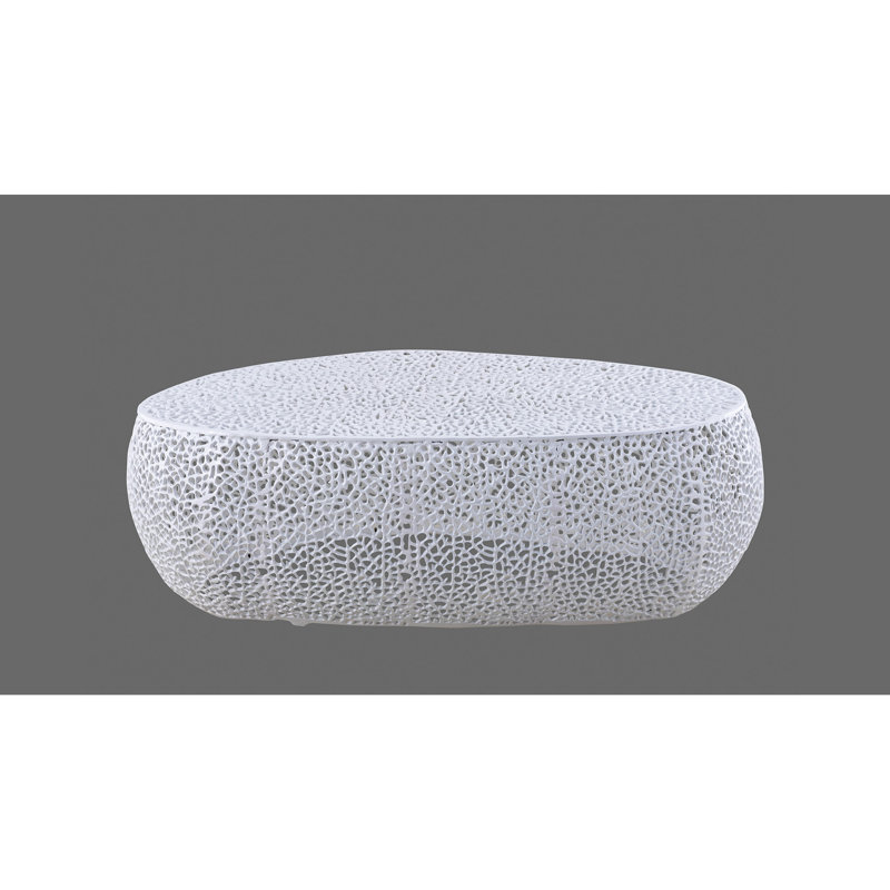 Table,Oval Coffee Table White