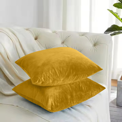 Elegant Velvet Cushion cover Home Décor–for Sofa, couch, bed, and living room 