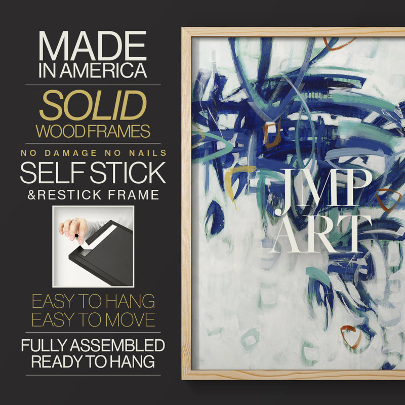 Child's Play I, reproduction encadrée - bois massif, Naturel, H 11 po x l 9 po