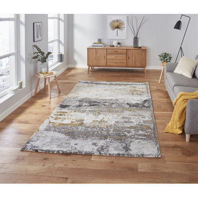 Craft area rug Machine Woven Rectangle Grey