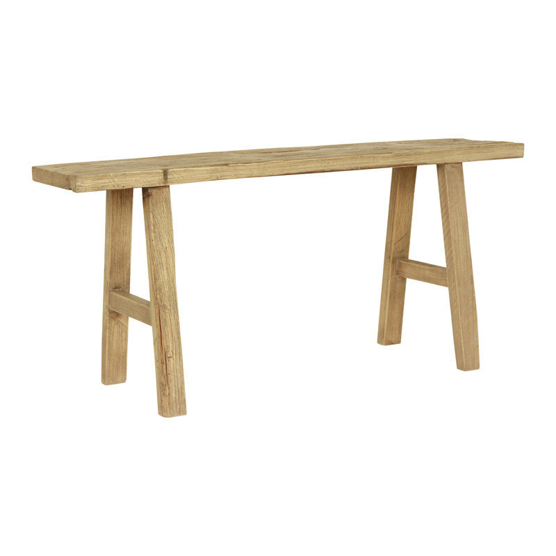 Solid Wood Bench, 20" H x 43" W x 10" D