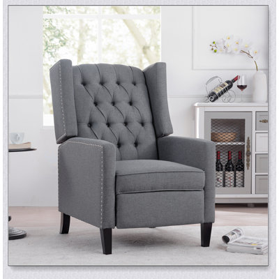 Fauteuil inclinable manuel de 27,16 pouces de large, parfait pour le confort et la détente dans les salons et les chambres