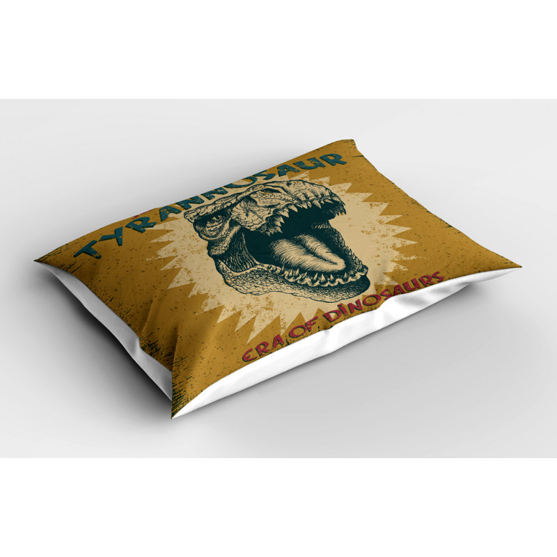 Dino Polyester Sham Set, Twin