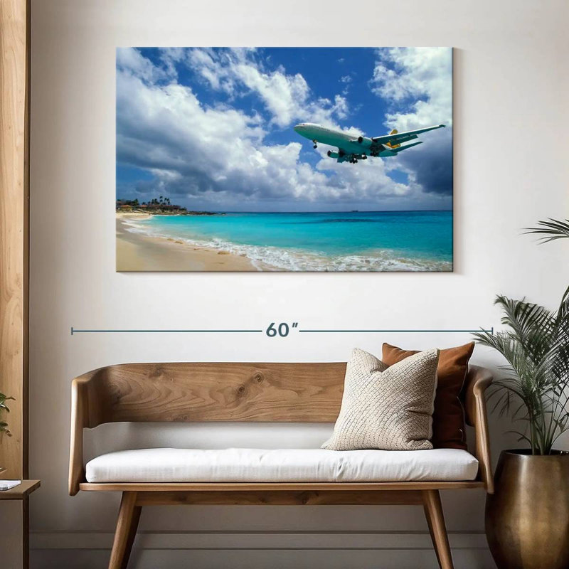 Avion Maho Beach, H 32 po x l 48 po
