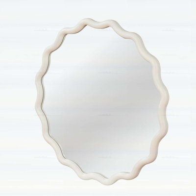 Elegant Wavy Mirror for Various Home Spaces