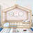 Hayti Wooden Platform Bed with Fence and Slats-1870990443-1870990416