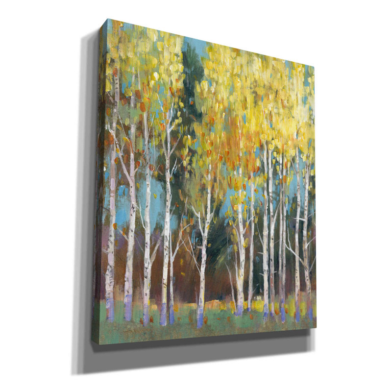«Aspen Grove II» par Tim O'toole, art mural sur toile, H 24 po x l 20 po x P 0,75 po