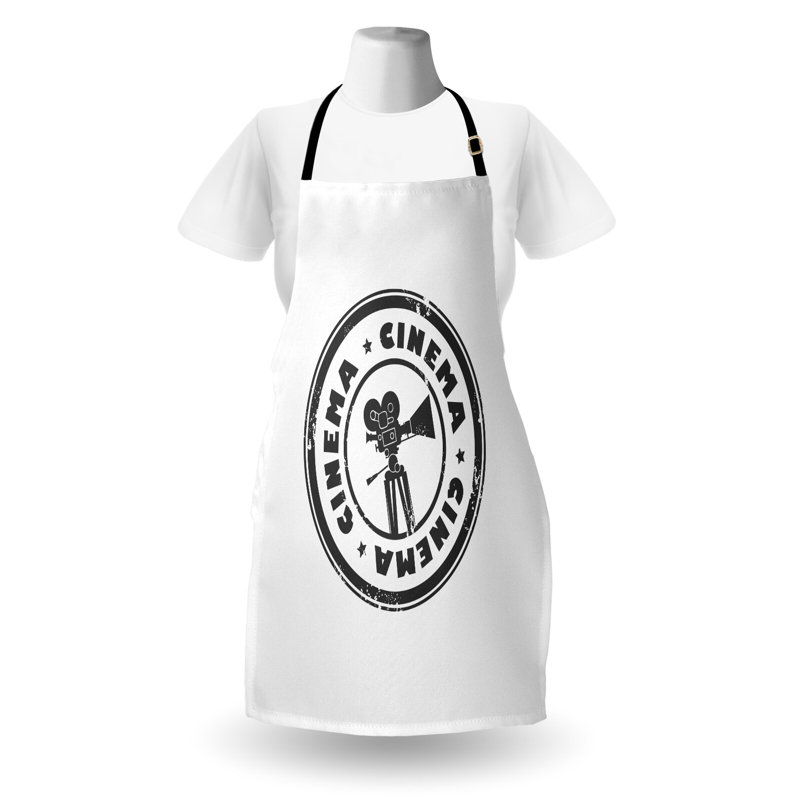 No Pattern Bib Apron