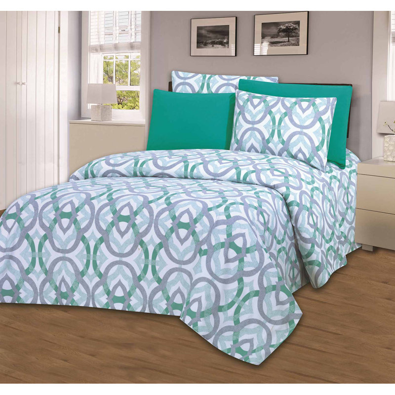 Ensemble de draps en microfibre percale , Grand