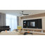 Ventilateur de plafond intelligent avec lumière et télécommande, télécommande et application, pales en bois massif, moteur à courant continu réversible-1807521273-1807521276