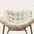 Larger Outdoor Rocking Chair, Patio Egg Rocking Chair, Indoor Papasan Chair, Rattan Wicker Lounge Chair, Modern Royal Chair For Bedroom, Living Room, Porch, Garden-2140843640