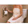INVISIA Toilet Roll Holder 13" in Chrome, Designer Luxury Grab Bar 2-in-1 (500 lb. Capacity)