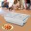 Ensemble de chauffe-plat électrique, serveur de buffet en acier inoxydable, chauffe-plat avec contrôle de la température pour les buffets