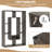 Aquarius Geometric Bookcase-2010993488