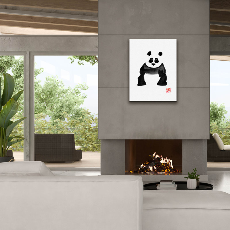 «Funny Manda» par Pechane, art mural sur toile, H 34 po x l 26 po x P 1,5 po