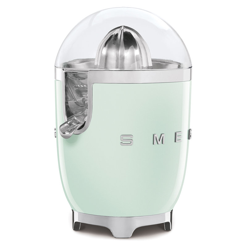 SMEG 50's Retro Style Aesthetic Citrus Juicer, Pastel Green