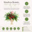 Holiday Centerpiece with Pinecones and Berries