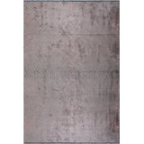 Rapture Gray/Pink Chevron Luxury Area Rug