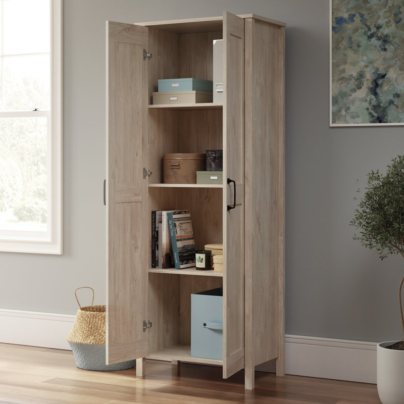 Armoire de rangement à 4 tablettes Colton, Chêne crayeux
