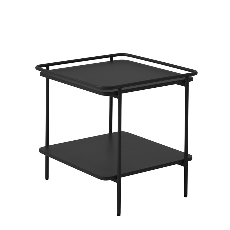 Teige Coffee Table with Storage, Black