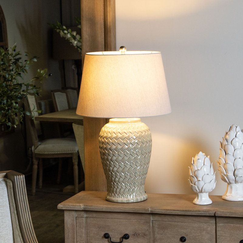 Table Lamp Adjustable Ceramic USB Table Lamp Lamp