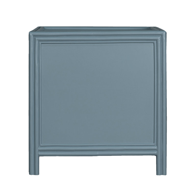 Clara Collection 1 - Drawer Nightstand, Blue Teal